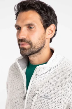 Weird Fish Sweatshirts & Hoodies|Transom Eco Full Zip Macaroni Ecru