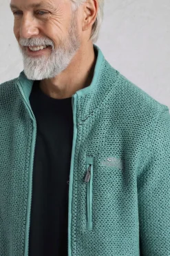 Weird Fish Sweatshirts & Hoodies|Transom Eco Full Zip Macaroni Mineral Blue