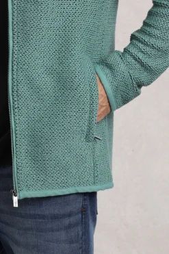 Weird Fish Sweatshirts & Hoodies|Transom Eco Full Zip Macaroni Mineral Blue