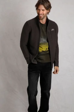 Weird Fish Sweatshirts & Hoodies|Transom Full Zip Eco Macaroni Sweatshirt Coffee