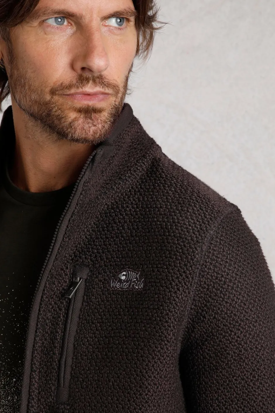 Weird Fish Sweatshirts & Hoodies|Transom Full Zip Eco Macaroni Sweatshirt Coffee