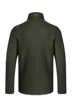 Weird Fish Sweatshirts & Hoodies|Transom Full Zip Eco Macaroni Sweatshirt Deep Lichen Green