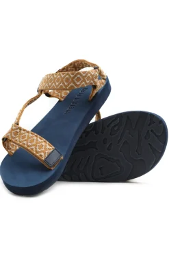 Weird Fish Flipflops And Footwear|Flipflops And Footwear|Trek Walking Sandals Deep Amber
