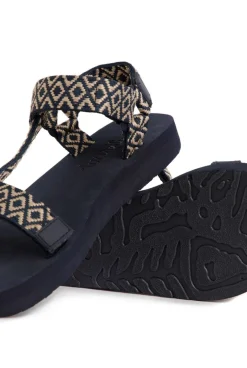 Weird Fish Flipflops And Footwear|Flipflops And Footwear|Trek Walking Sandals Navy