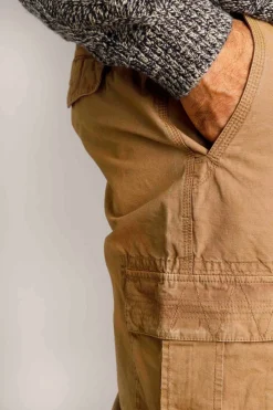 Weird Fish Trousers & Jeans|Turner Cargo Trousers Antique Tan