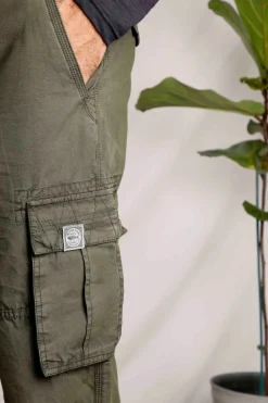 Weird Fish Trousers & Jeans|Turner Cargo Trousers Fir Green