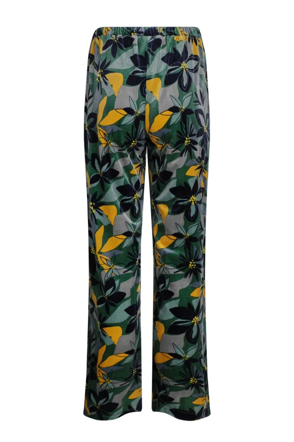 Weird Fish Leggings|Jumpsuits & Playsuits|Vadoma Eco Printed Velvet Wide Leg Trousers Ivy