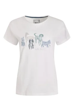 Weird Fish Tunics|Tops & T-Shirts|Walkies Organic Cotton Slub T-Shirt White