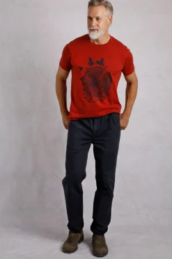Weird Fish Trousers & Jeans|Warkworth Relaxed Casual Cargo Trousers Midnight