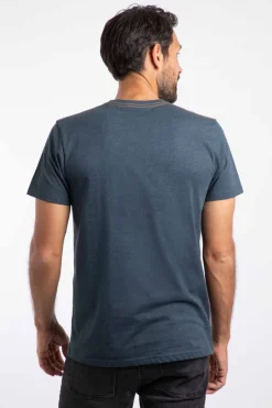 Weird Fish T-Shirts|Waves Front Print Graphic T-Shirt Navy