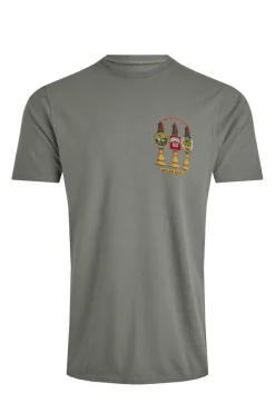Weird Fish T-Shirts|Weird Beers Back Print Artist T-Shirt Storm Grey