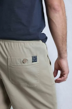 Weird Fish Shorts|Weston Canvas Shorts Flint Stone