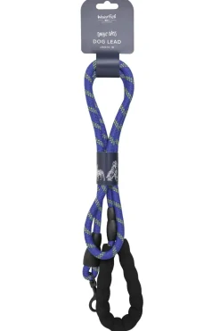 Weird Fish Caps & Scarves|Scarves & Caps|Wilf Reflective Rope Dog Lead Cobalt Blue