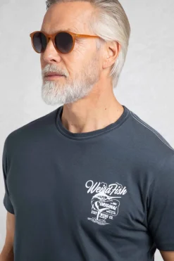 Weird Fish Sunglasses|Sunglasses|Williams Round Sunglasses Mustard