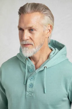 Weird Fish Sweatshirts & Hoodies|Woodside Sun-washed Loopback Hoodie Mineral Blue