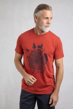 Weird Fish T-Shirts|Woodsman Front Print Graphic T-Shirt Nut
