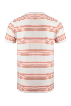 Weird Fish T-Shirts|Xavier Eco Crepe Stripe T-Shirt White
