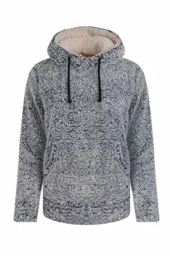 Weird Fish Fleece|Sweatshirts & Hoodies|Yara Cosy Fleece Hoodie Navy