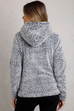 Weird Fish Fleece|Sweatshirts & Hoodies|Yara Cosy Fleece Hoodie Navy