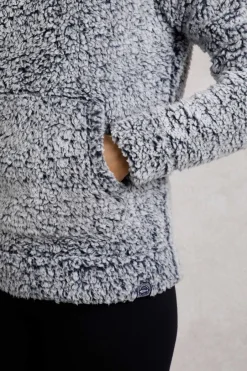 Weird Fish Fleece|Sweatshirts & Hoodies|Yara Cosy Fleece Hoodie Navy